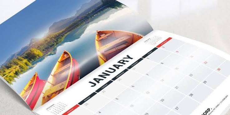 Cetak Kalender Dinding 2026 Custom